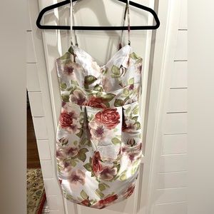 Eliza J floral cocktail dress